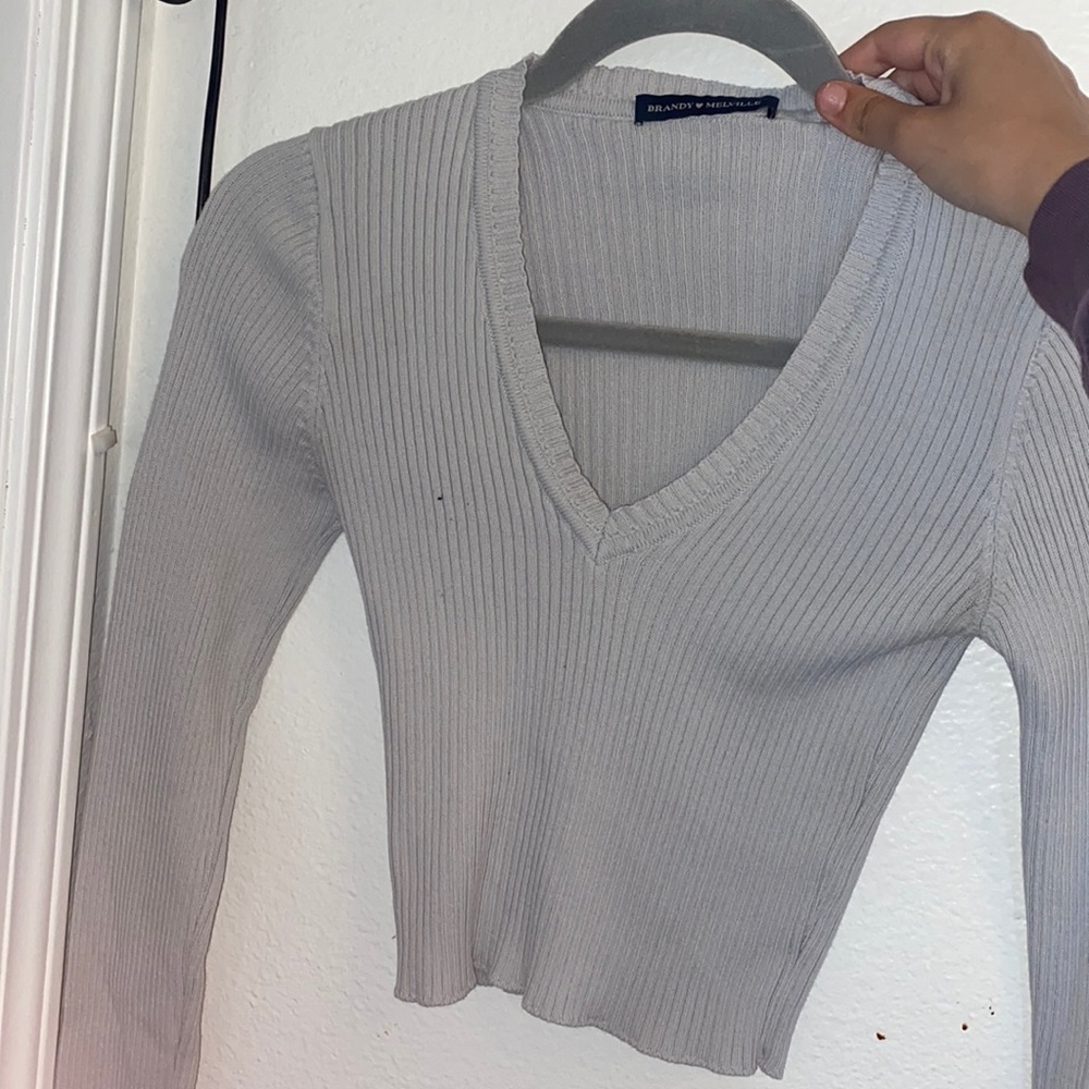 brandy cropped long sleeve